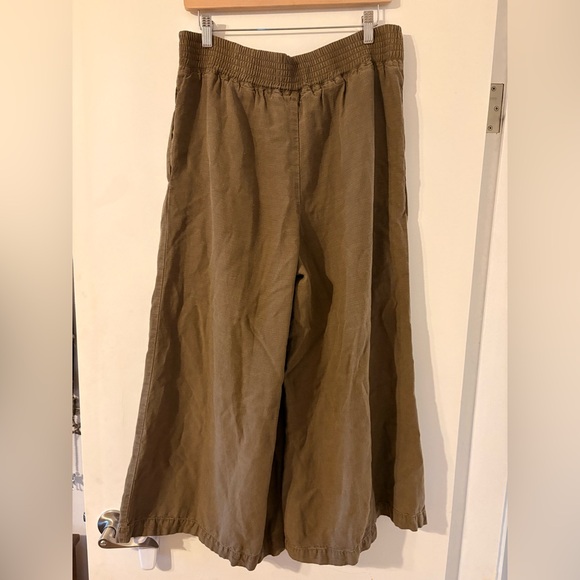 Anthropologie Cropped Wide Leg High Waist Pants - Picture 2 of 5